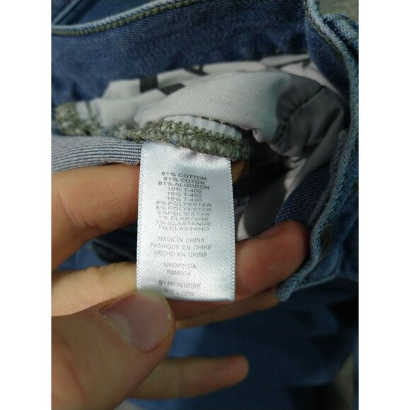 RVCA Jeans Mens 31 x 30 Blue Denim Daggers Straight Leg Mid Rise Skate Surf - Picture 8 of 10